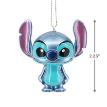 Load image into Gallery viewer, Stitch ornament with dimensions on a white background