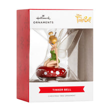 Load image into Gallery viewer, Collectable Disney Tinker Bell & Toadstool Ornament