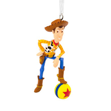 Load image into Gallery viewer, Toy Story Woody figurine with a ball on a white background