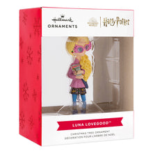 Load image into Gallery viewer, Hallmark Harry Potter Luna Lovegood Christmas ornament packaging