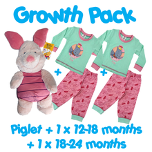 Load image into Gallery viewer, Disney Baby Gift Set – Dumbo Cotton Pyjamas & Winnie the Pooh Piglet Plush