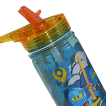 Load image into Gallery viewer, LEGO NINJAGO Water Bottle 580ml – 100% Leakproof Kids Straw Drinks Bottle – BPA Free Official