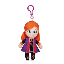Load image into Gallery viewer, Frozen II Soft Plush Bag Clip Keyring Anna