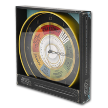 Load image into Gallery viewer, Fantastic Beasts Magical Exposure Threat Level Wall Clock packaging