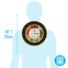 Load image into Gallery viewer, Fantastic Beasts Magical Exposure Threat Level Wall Clock size chart