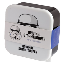 Load image into Gallery viewer, The Original Stormtrooper Stacking Lunch Boxes 3 Set packaging