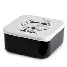 Load image into Gallery viewer, The Original Stormtrooper Stacking Lunch Boxes black box flat