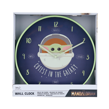 Load image into Gallery viewer, Star Wars The Mandalorian The Child Wall Clock packaging