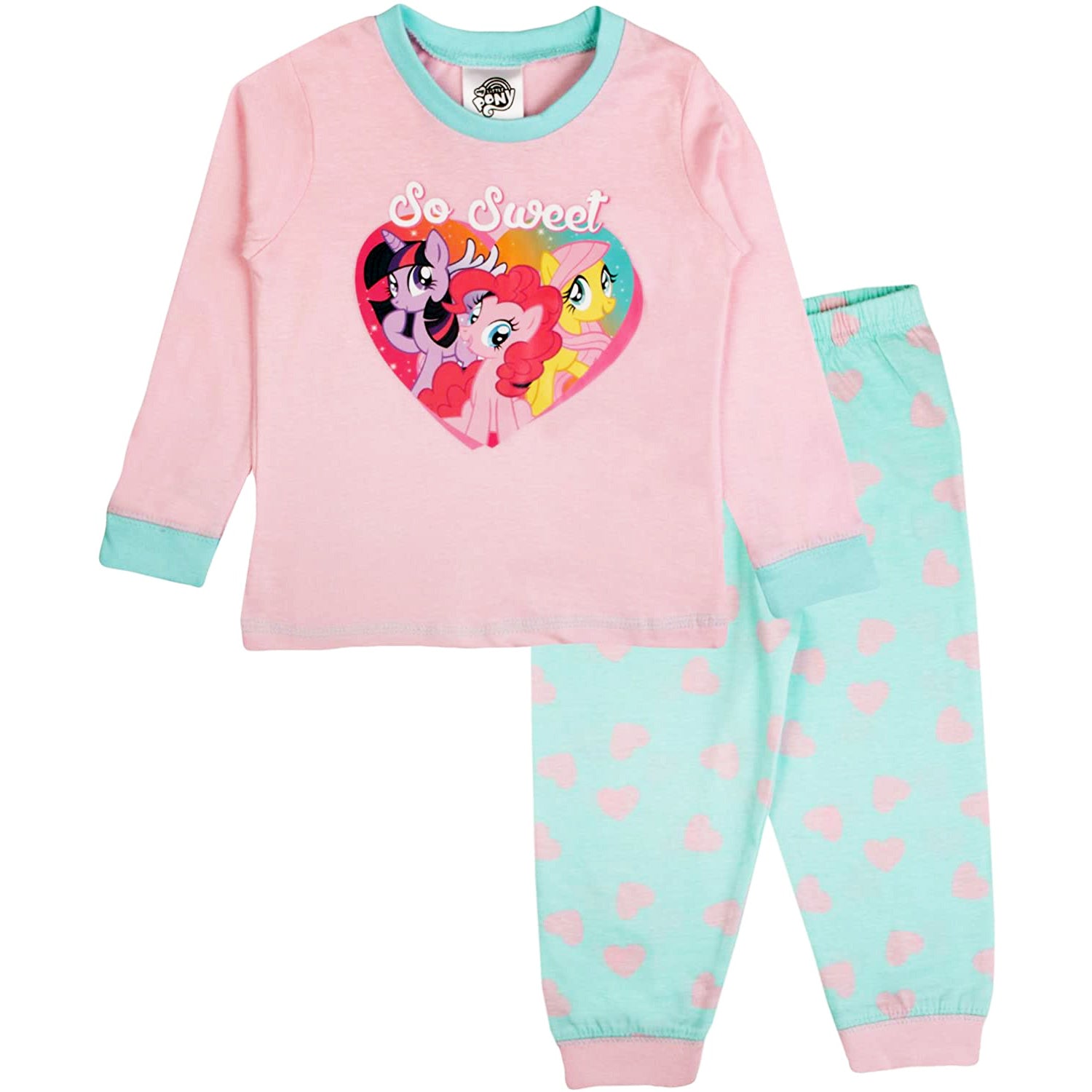 Ijsbeer PapoeaNieuwGuinea dialect My Little Pony Baby Pyjamas MLP So Sweet 2 Piece Set- Sizes 6-24 Months –  Merchimpo