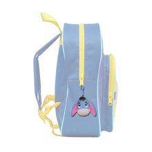 Load image into Gallery viewer, Winnie The Pooh 3 piece bag clip keyrings plush showing eeyore on a blue bag