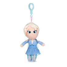 Load image into Gallery viewer, Frozen II Soft Plush Bag Clip Keyring Elsa