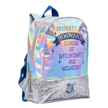 Load image into Gallery viewer, Harry Potter Silver Back Pack Bag left view