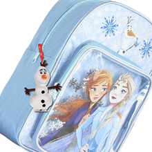 Load image into Gallery viewer, Frozen II Soft Plush Bag Clip Keyring Olaf on Frozen 2 Backpack