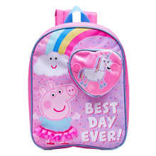 Load image into Gallery viewer, Peppa Pig Kids Backpack with Flippable Pocket