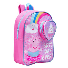 Load image into Gallery viewer, Peppa Pig Kids Backpack with Flippable Pocket