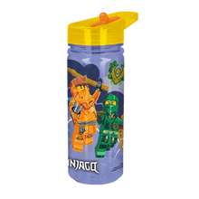 Load image into Gallery viewer, LEGO NINJAGO Water Bottle 580ml – 100% Leakproof Kids Straw Drinks Bottle – BPA Free Official
