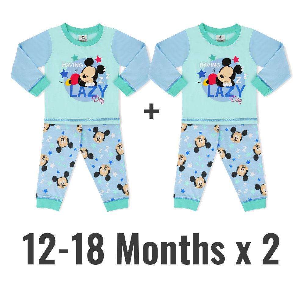 Disney Baby Pyjamas – Mickey Mouse 2 Piece Cotton