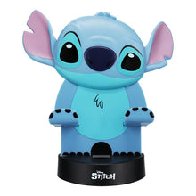 Load image into Gallery viewer, Stitch Smart Phone Holder Blue cartoon character with black eyes and pink ears on a white background
