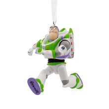Load image into Gallery viewer, Buzz Lightyear ornament on a white background
