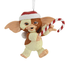 Load image into Gallery viewer, Gremlins Christmas - Gizmo The Mogwai Candy Cane Ornament
