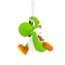 Load image into Gallery viewer, Yoshi Green dinosaur-like character with orange shoes and a white belly on a white background
