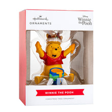 Load image into Gallery viewer, Winnie the Pooh Christmas ornament in packaging with Hallmark and Disney branding.

