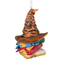 Load image into Gallery viewer, Collectable Harry Potter™ Sorting Hat and Robes Ornament
