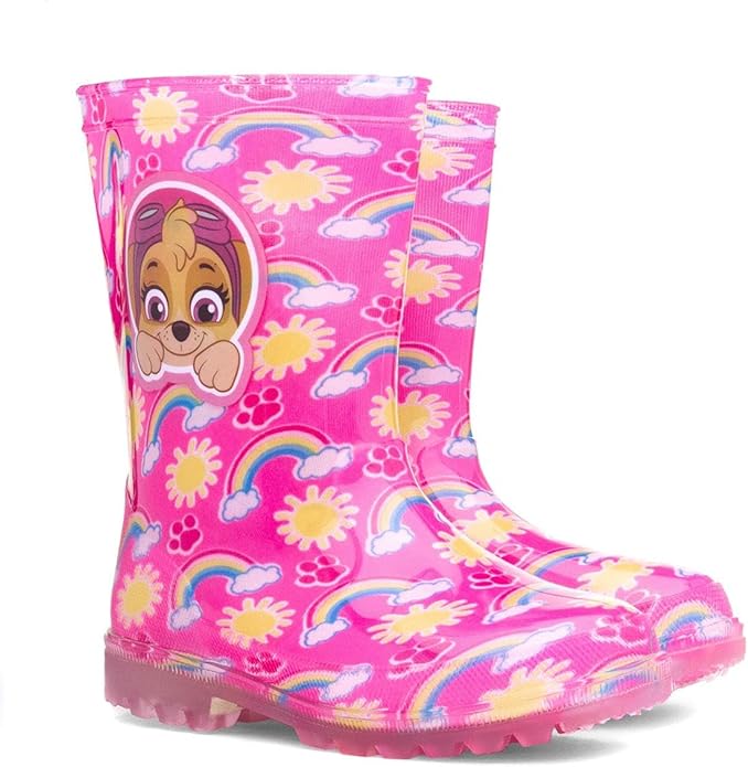 Paw Patrol Skye Pink Welly Boots