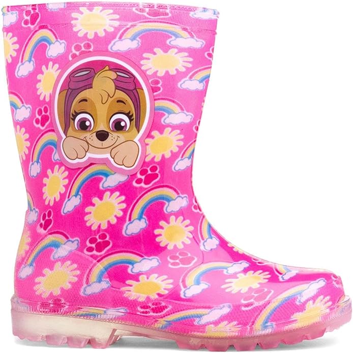 Paw Patrol Skye Pink Welly Boots