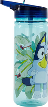 Load image into Gallery viewer, Bluey Water Bottle 580ml – Bluey &amp; Bingo Kids Flip-Up Straw Drinks Bottle BPA Free
