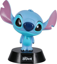 Load image into Gallery viewer, Stitch icon light figurine on a black base with Disney logo
