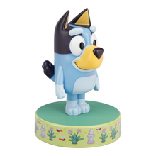 Load image into Gallery viewer, Bluey Animated character figurine on a decorative base with cartoon elements
