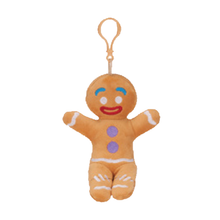 Load image into Gallery viewer, Shrek Plush Bag Clips Set of 4 – Shrek, Donkey, Puss in Boots &amp; Gingy 12.5cm Character Keyring Clips
