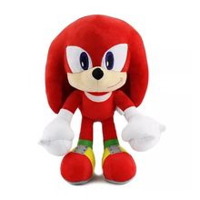 Load image into Gallery viewer, Sonic Friends Knuckles Red plush toy with large ears on a white background
