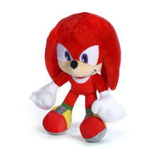 Load image into Gallery viewer, Sonic Friends Knuckles Red plush toy with a white face on a white background
