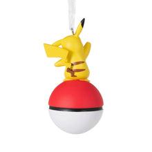 Load image into Gallery viewer, Collectable Pikachu &amp; Pokémon Ball Hanging Ornament
