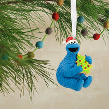 Load image into Gallery viewer, Cookie Monster Sesame Street Hanging Christmas Ornament
