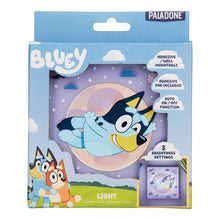 Load image into Gallery viewer, Packaged product for a 'Bluey' light with cartoon characters on a blue background
