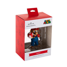 Load image into Gallery viewer, Super Mario Christmas tree ornament packaging with red and white box
