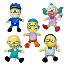 Load image into Gallery viewer, Simpsons Friends Plush – Moe, Millhouse, Crusty The Clown, Chief Wigwam, Mr Burns
