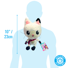 Load image into Gallery viewer, Pandy Paws oft plush toy with size chart and measure
