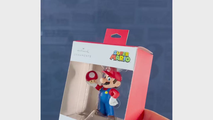 Super Mario Ornament Unboxing Video
