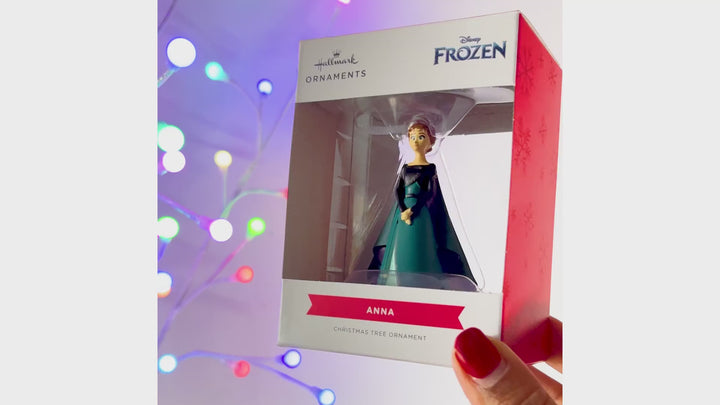 Frozen 2 Anna Ornament unboxing video 
