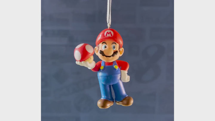 Super Mario Ornament closeup  Video