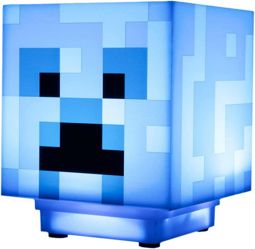 Minecraft Charged Creeper Light lit up on white background