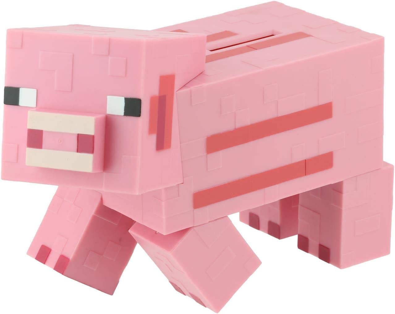 Minecraft Pig Money Bank on white background