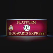 Load image into Gallery viewer, Hogwarts Express Platform Light illuminated 
