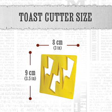 Load image into Gallery viewer, Harry Potter Egg Cup and Toast Cutter toast cutter size 9cn x 8cm
