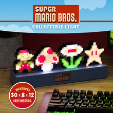 Load image into Gallery viewer, Super Mario Bros. Icons Light measures 30  x 8 x 12 cm
