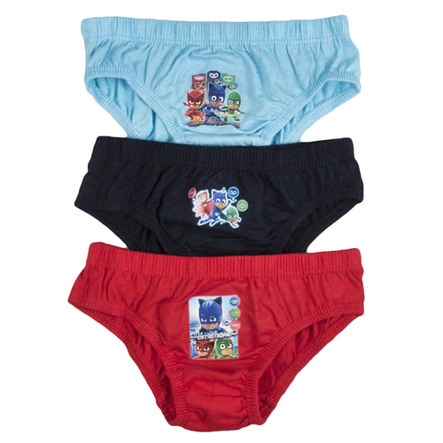 PJ Masks Kids Light Blue Pants Briefs, Children's Underwear 3 Pack